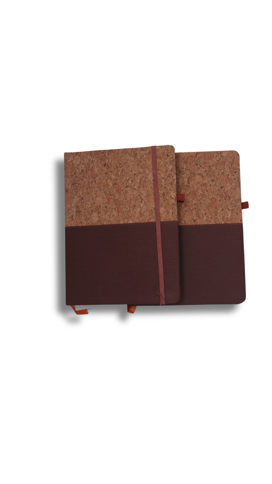 Cork Diary with Fabric