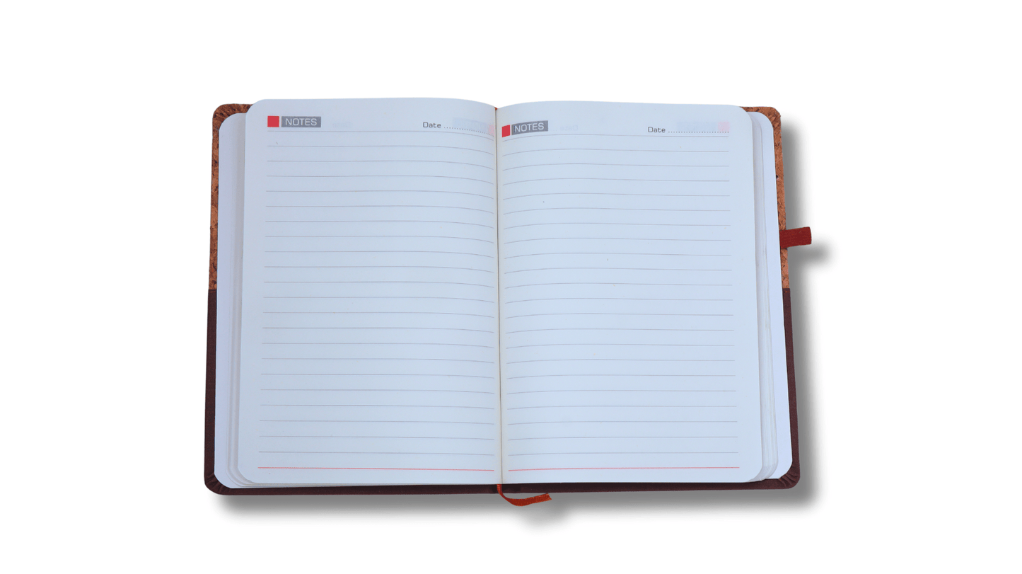 Cork Diary with Fabric - Ecotwist