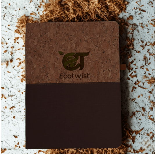 Cork Diary with Fabric - Ecotwist